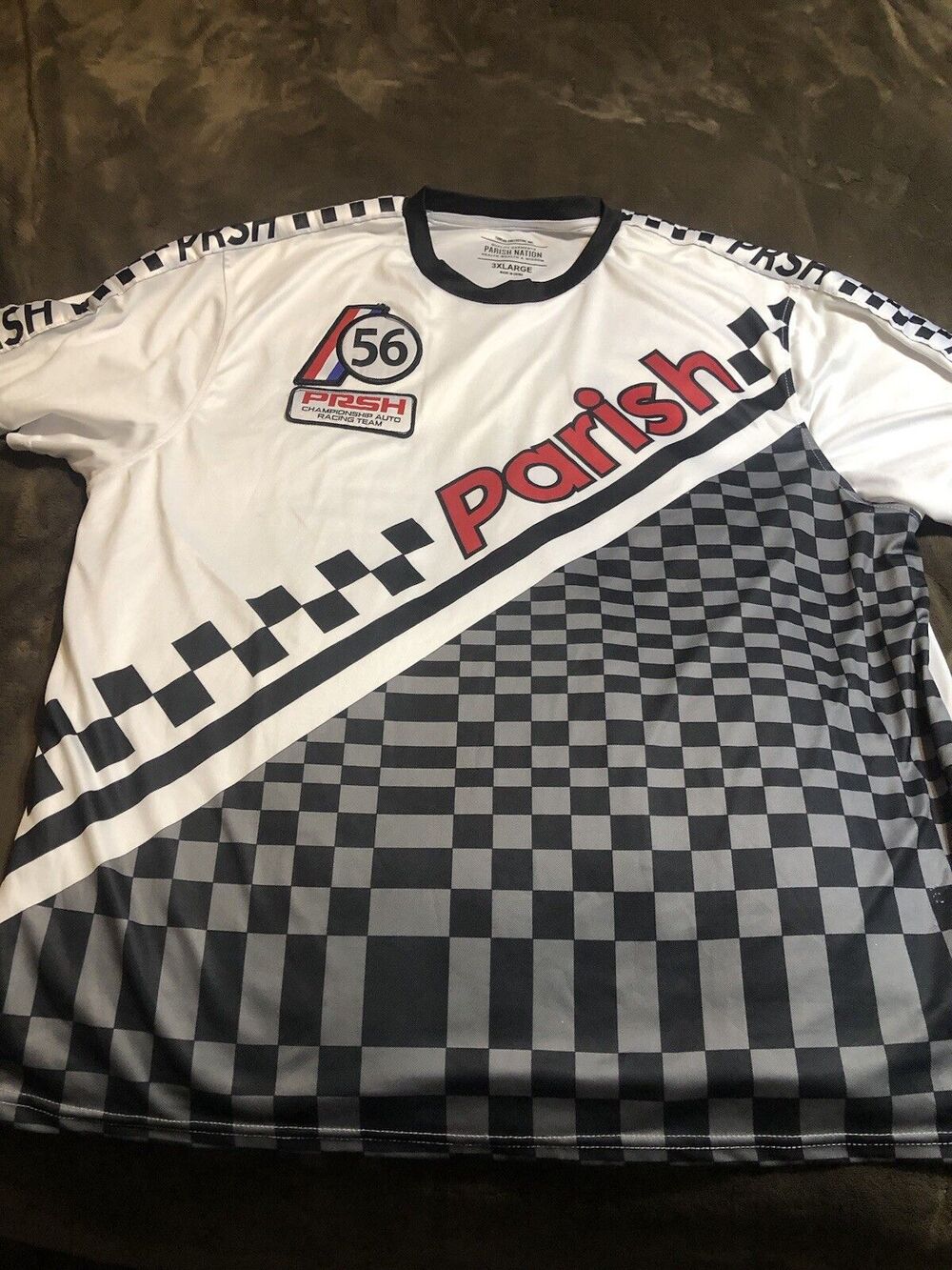 Parish Nation Jersey Short Sleeve Graphic Tee Shirt - 3XL